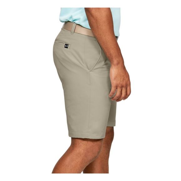 UNDER ARMOUR Mens Tech Beige Flat Front Easy Care Stretch Shorts 38 - Picture 3 of 3